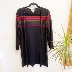 David Warren Vintage Retro Stripe Cardigan - M